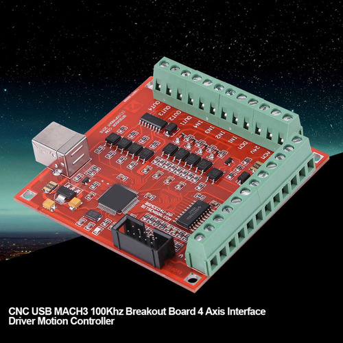 - Placa De Conexión Cnc Usb Mach3 De 100 Khz, Interfaz