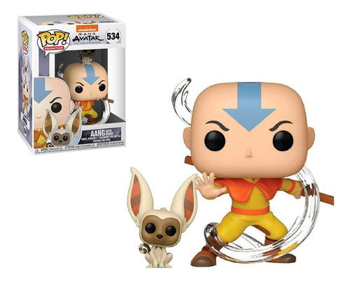 Figura De Acción  Aang Y Momo 36463 De Funko Pop! Animation