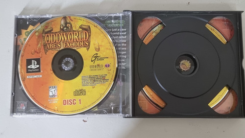 Jogo Oddworld Abe's Exoddus - Ps1 Psx (Usado)