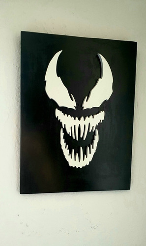 Cuadro 3d Resaltado Decorativo Venom