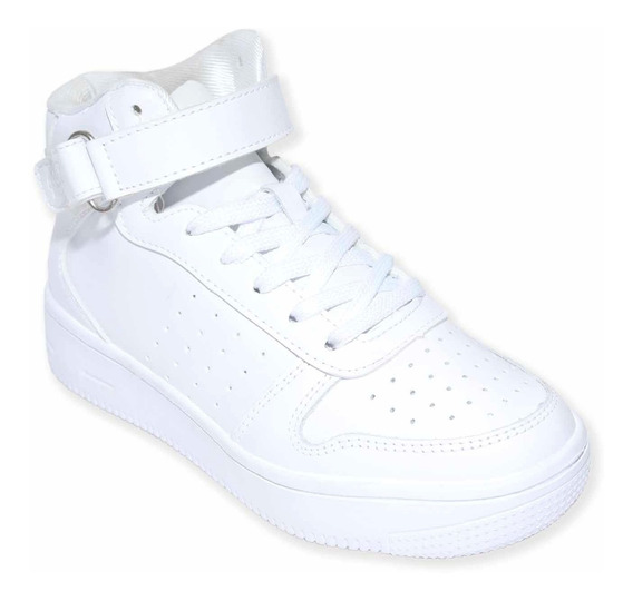 Excelente ensayo Janice Tenis Blancos De Bota Hombre | MercadoLibre 📦