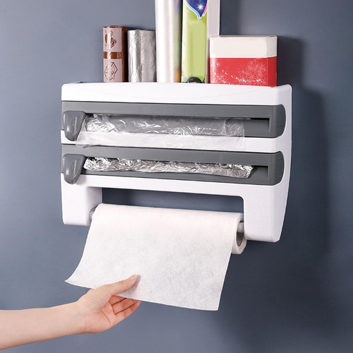 Dispensador De Papel De Aluminio Para Gris Azul