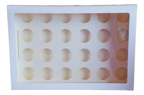 Caja Portátil Para Cupcakes Con Capacidad Para 24 Cupcakes,