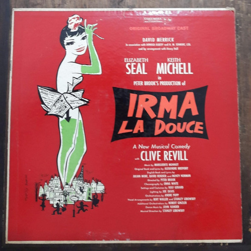 Lp Vinil (vg+) Merrick Elizabeth Seal Michell Irma La Douce