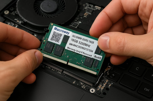Memória Ram Macroway 16gb Ddr4 2400mhz Para Notebook