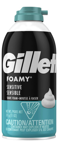 Espuma De Afeitar Gillette Foamy Sensitive 311g
