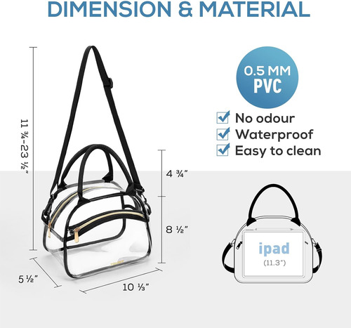 Bolso Transparente Para Estadio