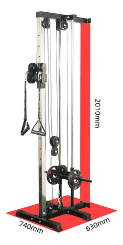 Máquina Poleas Lat Pulldown Fuerza Entrenamiento Gimnasio