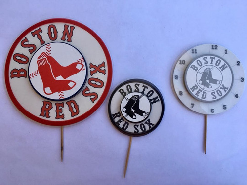 Toppers Diseños Béisbol Para Tortas Y Cupcake Pack De 6