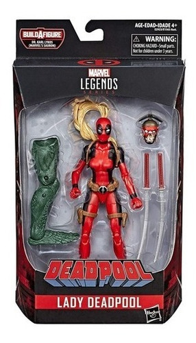 Figura Lady Deadpool Marvel Legends Series + Obsequio