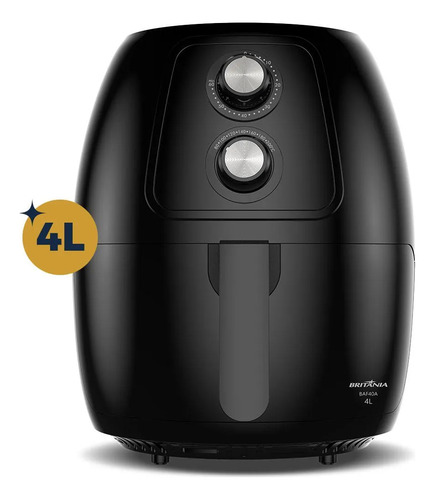 Fritadeira Air fryer britânia 4l sem óleo 1500w baf40a