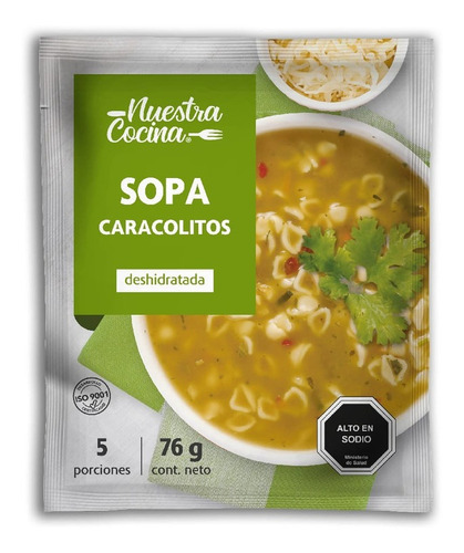 Sopa De Caracolitos Nuestra  Cocina 76gr(1 Undad )-super