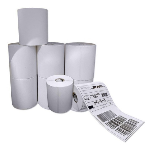 Imagen 1 de 8 de 9 Rollos Etiqueta 4x8 Térmica Guías Envíos Rollo C/200 C/u