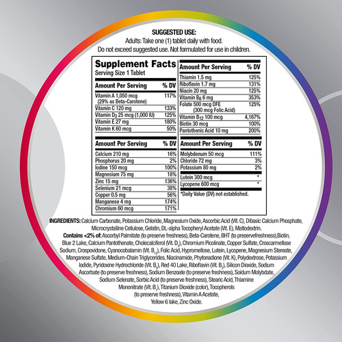 Centrum Silver Men 50 + Multivitamin/multimineral 100 Tablet