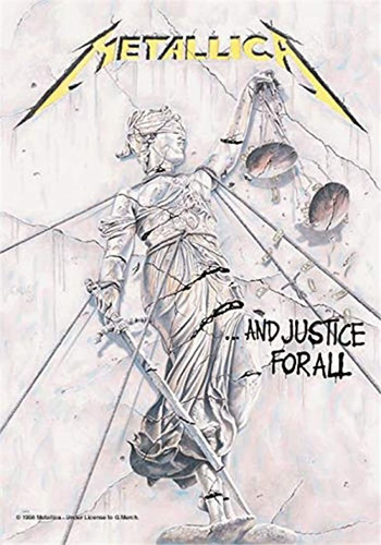 Metallica And Justice For All Textil Cartel/bandera