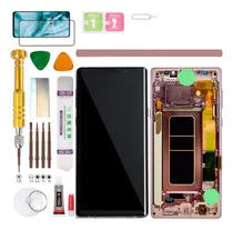 Comprar (Marrón) Macro+Pantalla Para Samsung Galaxy Note9 (Note 9) SM-N9600\u002FSS, SM-N960F, SM-N960F, SM-N960U, SM-N960U1, SM-N960N, SM-N960W, SM-N960X, SCV40 Con Macro Gadget Troops (Incell)