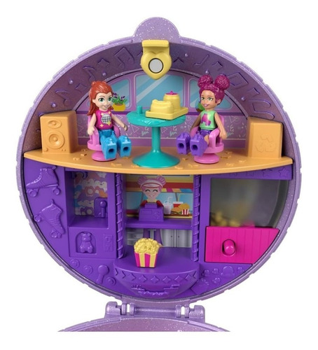 Set Y Bolsa Polly Pocket. Estuche De Patinaje Micro