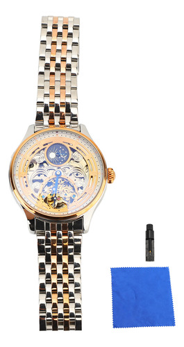 Reloj Mecánico Automático De Lujo Tourbillon Skeleton Para H