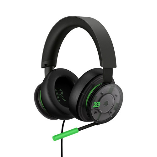 Imagen 1 de 7 de Audífonos Headset Xbox Edición Especial 20 Aniversario Gamer Color Negro