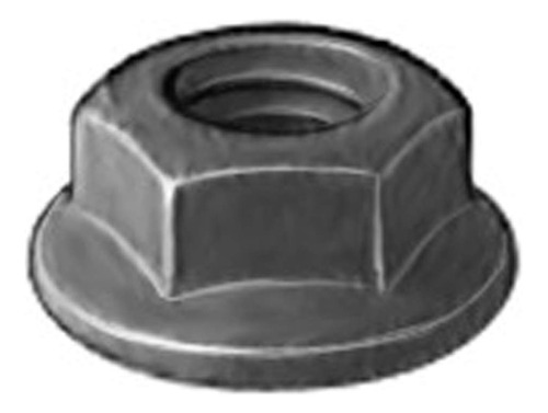 Cierr Clip Inc 100 M6-1.0 Tuerca Brida Hexagonal Negro Para