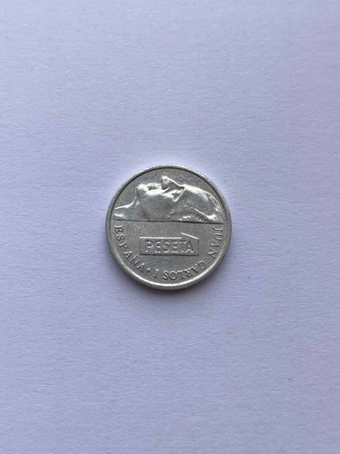 Moneda De 1 Peseta De España Del Año 1991