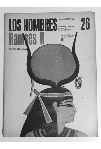 Ramsés Ii Sergio #26 Bosticco Hombres De La Historia 1968