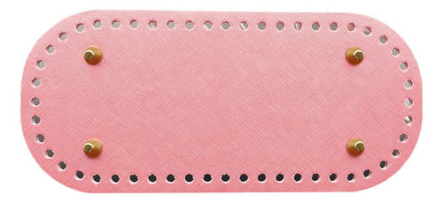 Bolsa De Couro Faça Você Mesmo Com Rosa Rosa 22x10 Cm