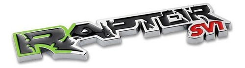 Emblema Adesivo Metal Raptor Svt Ford F150 + Dupla Face