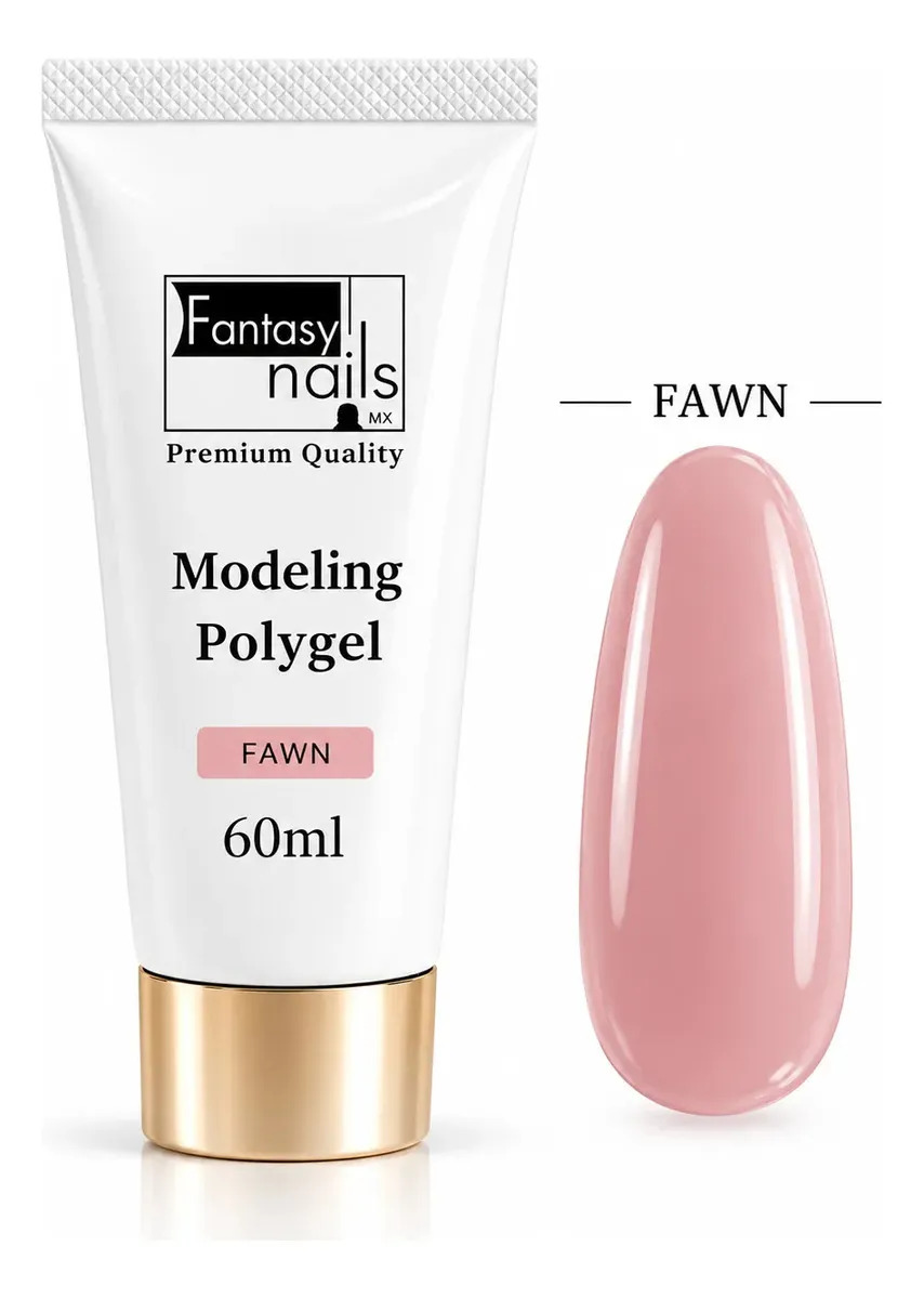 Gel Modeling Polygel Fawn Uñas Acrigel Poligel Fantasy Nails