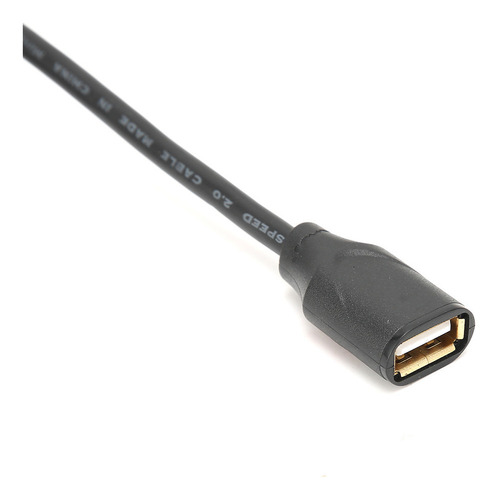 Cabo De Extensão Usb 2.0, Conector Dourado, Flexível