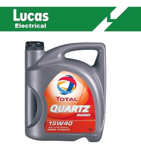 Aceite/lubricante Total Mineral Quartz 5000 15w40 Diesel 4l