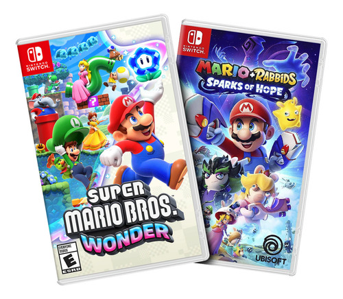 Combo Super Mario Bros Wonder E Mario Rabbids Sparks Of Hope