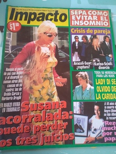 Revista Impacto Giménez Suar Maradona 5 3 1998 N26