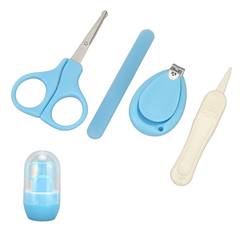 Kit De Uñas Para Bebé Lima De Uñas Esmerilada 4 Piezas Ju