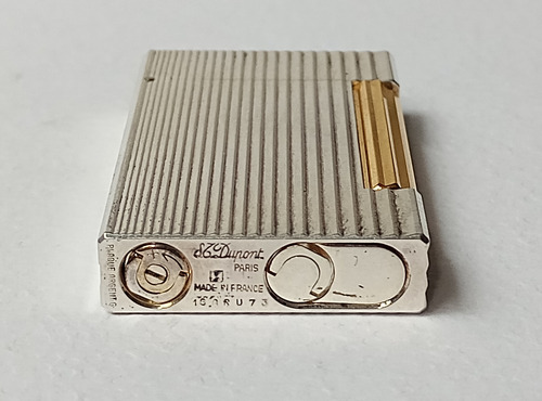 Encendedor S.t. Dupont Paris De Plata Con Estuche (Usado)