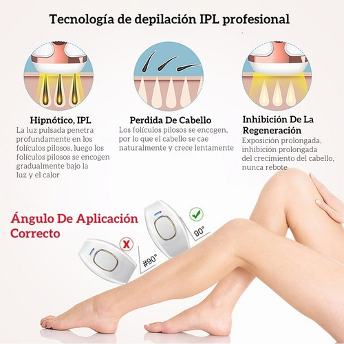 Depiladora De Luz Pulsada A Laser Permanente Indolor Lpl