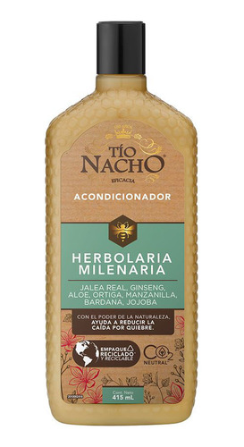 Acondicionador Tío Nacho Herbolaria Milenaria X 415 Ml