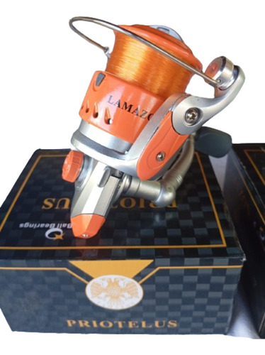Molinete Pesca Lamazon Priotelus 4000 4 Rolamentos 1 Unidade