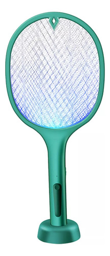 Raqueta Eléctrica Recargable Para Mosquitos X2 Green