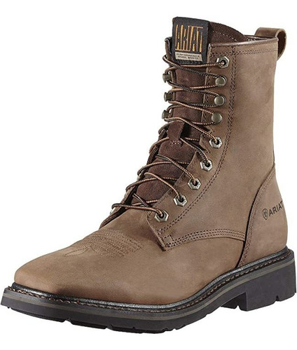 Ariat Men&#39;s Cascade 8&#34; Wide Square Toe Work Boot We.