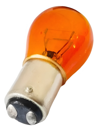 X10 Ampolletas 2 Contacto 12v 21/5w Pata Dispareja Ambar