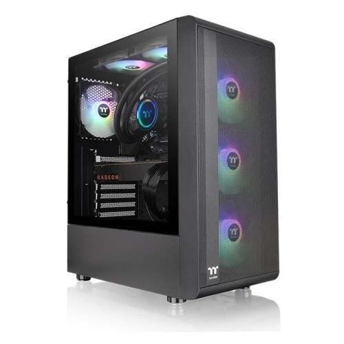 Gabinete Gamer Thermaltake S200 Tg Argb Color Negro