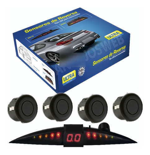 Sensores De Reversa Parqueo Con Display  Led Ultra 