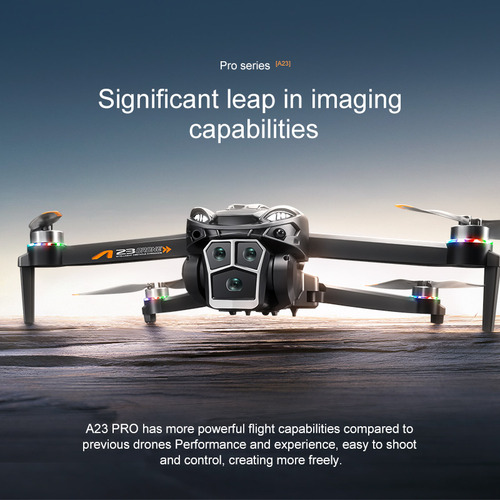 Drone Cámara Dual 3 Baterias 6k Anti-obstáculos Efectos Luz