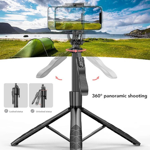 Palo Selfie Trípode Bastón Extensible Portátil