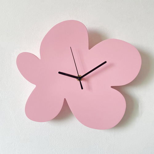 Reloj Colgante De Flores Minimalista Nórdico, Adorno De