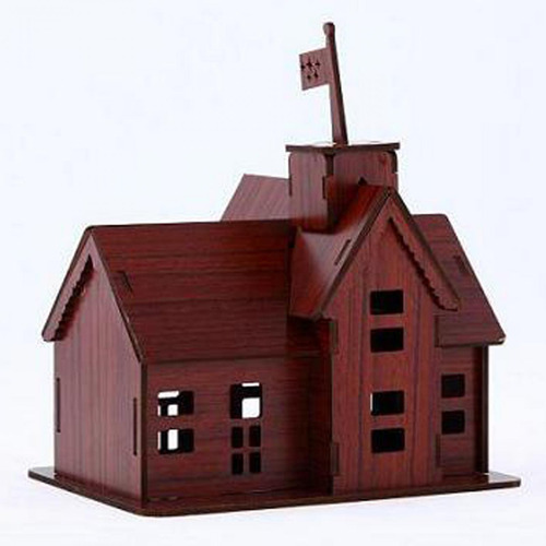 Rompecabezas 3d De Edificios, Rompecabezas De Madera,