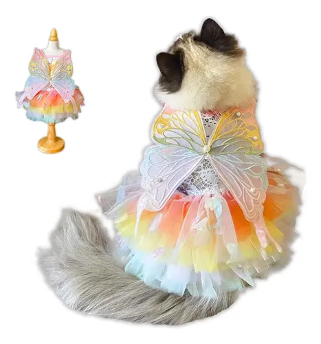 Ropa De Disfraz De Hada Bonita De Gato - Traje De Vestido Li