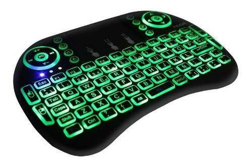 Mini Teclado Para Smart Tv Inalambrico Air K2rgb Mouse Noga