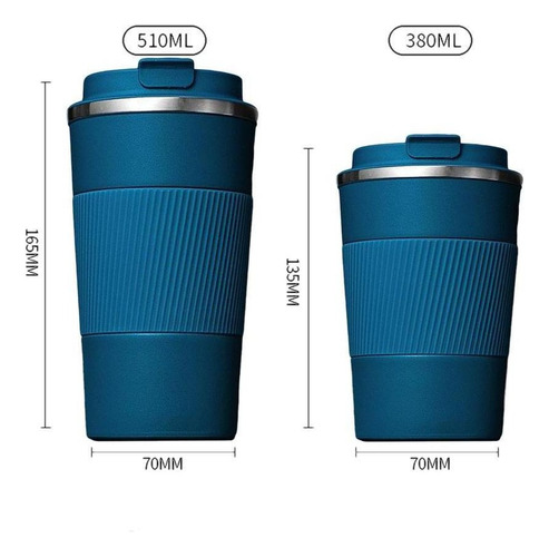Viaje Taza De Café Agua Caliente Y Fría Café Té Bebiday